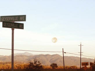 Where Geyserville Ave crosses Geyserville AVe